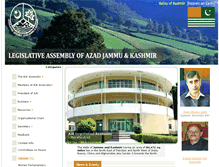 Tablet Screenshot of ajkassembly.gok.pk
